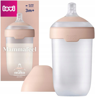 Fľaša na kŕmenie LOVI Mammafeel 250 ml s dynamickým cumlíkom